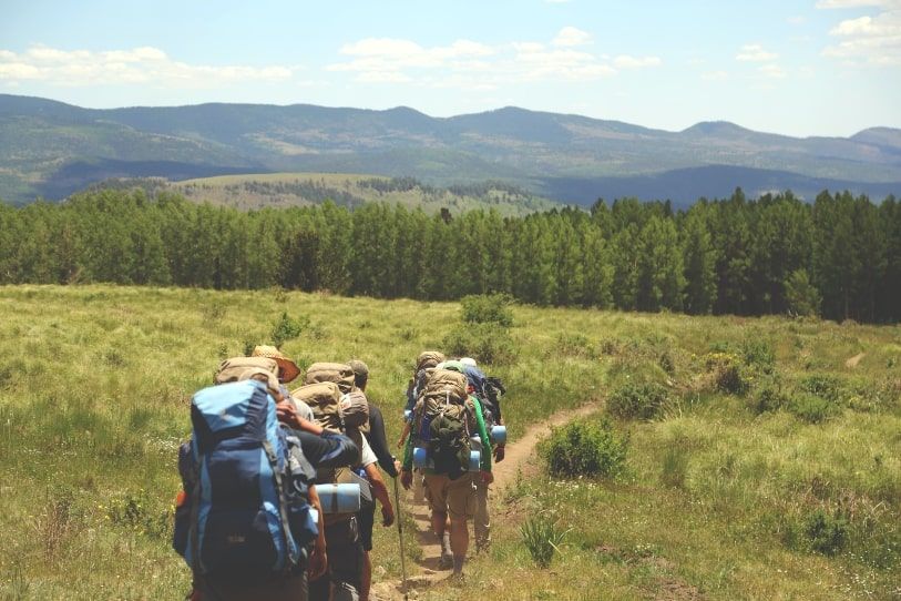 Group of hikers