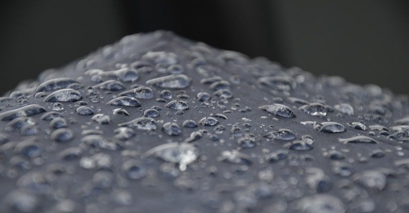 Rain on fabric