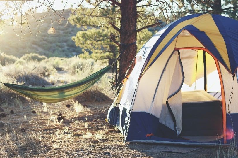 Tent and hammock-1 Tent and hammock