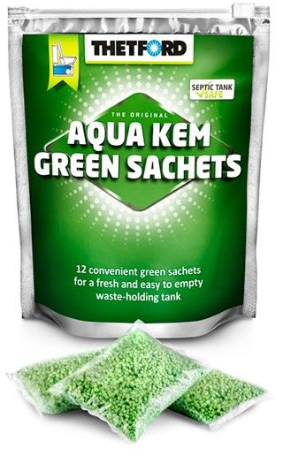 Thetford Aqua Kem Green Zip Bag Sachets Thetford Aqua Kem Green Zip Bag Sachets