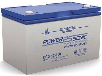 Power-Sonic 12V 100Ah Gel Deep Cycle Battery