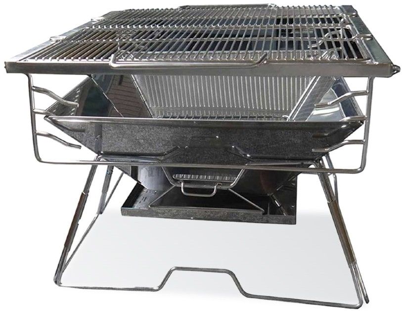 23Zero Stainless Steel Firepit and BBQ