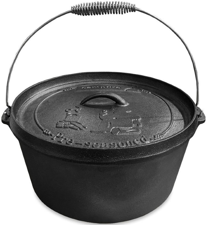 Campfire Cast Iron Camp Oven 9 Quart