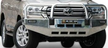 ECB Big Tube Bar w-Lights to Suit Toyota Landcruiser (Various Models)