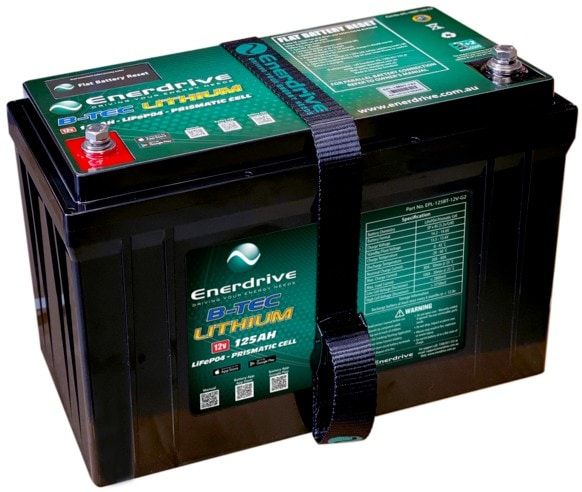 Enerdrive B-TEC 12V 125Ah G2 Lithium Battery