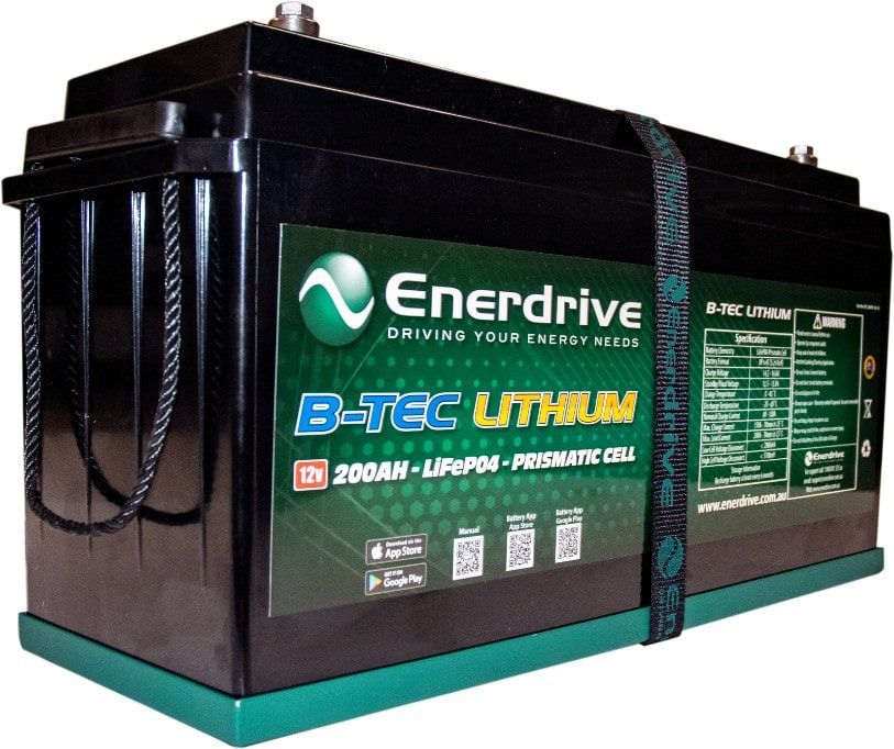 Enerdrive B-TEC 12V 200Ah G2 Lithium Battery