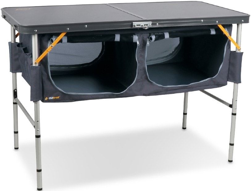 OZtrail Folding Table with Storage OZtrail Folding Table with Storage