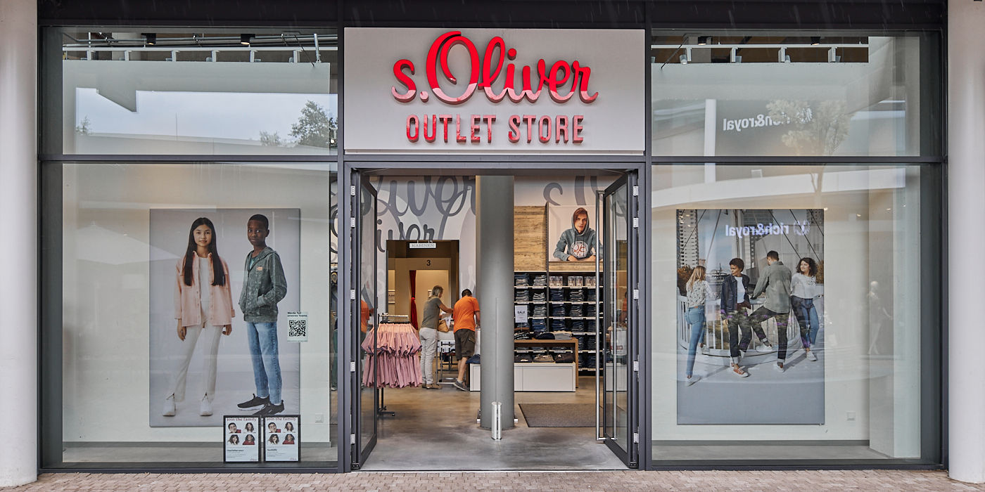 Voorstel Mineraalwater Omtrek s.Oliver Outlet Store • BIS ZU -70% | Outlet Montabaur