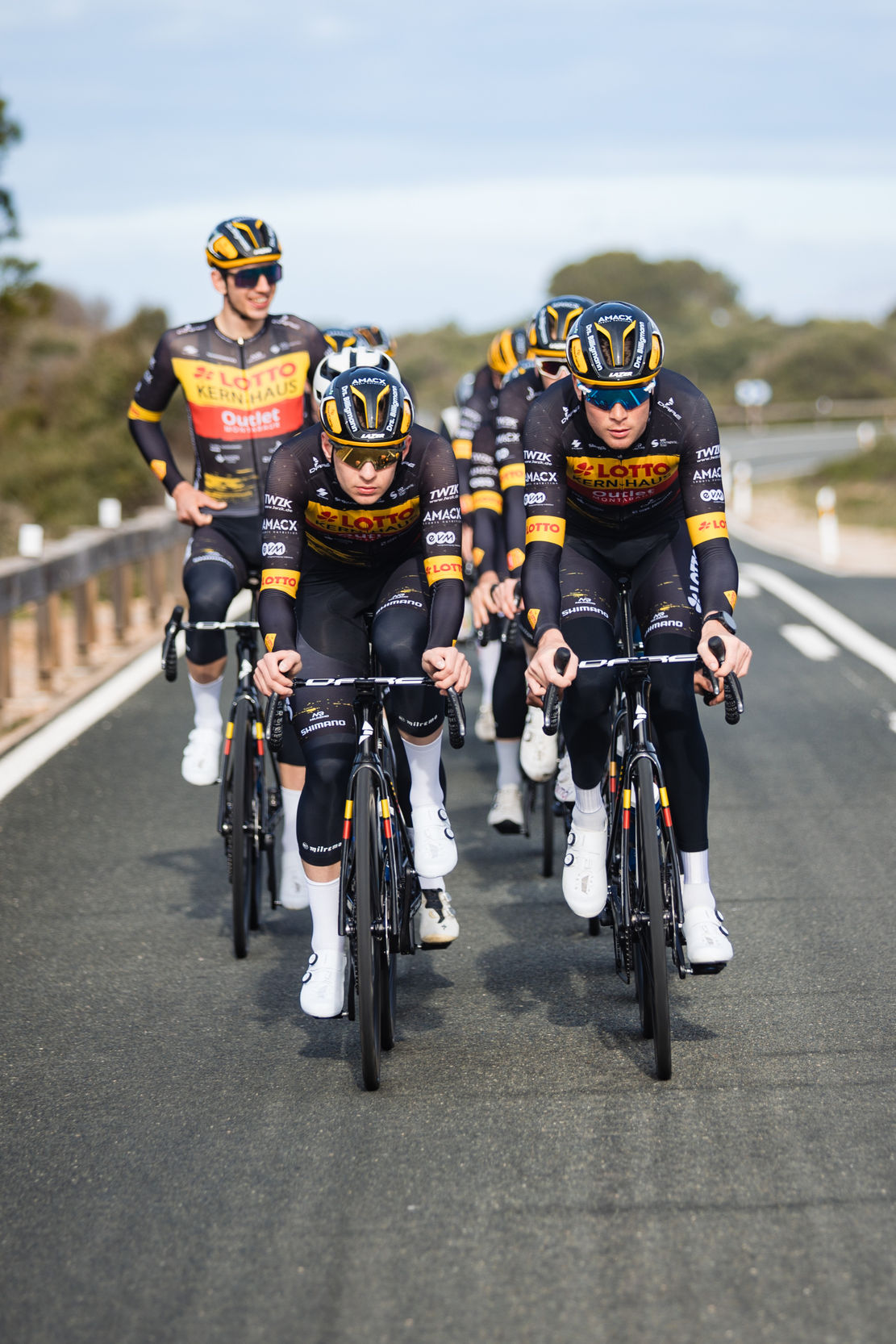 Radrennen — Team im Einsatz