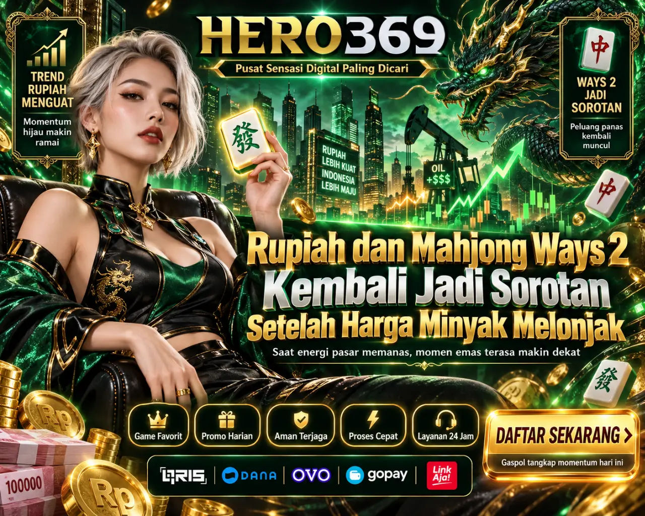 Rupiah dan Mahjong Ways 2 Banner