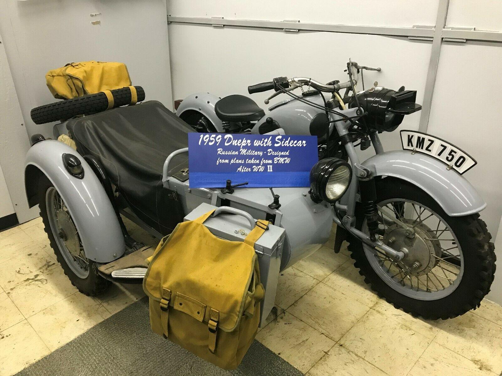 1960 Ural Dnepr Motorcycle with Sidecar for sale 