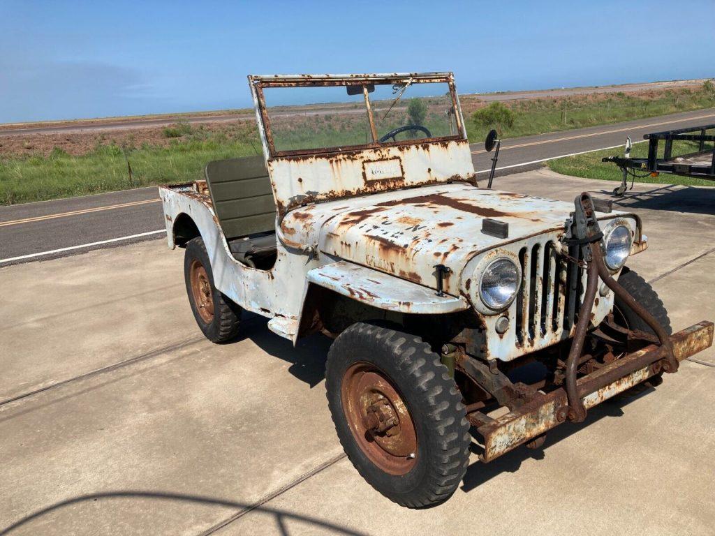 1946 CJ2A Willys JEEP Agri-Jeep Restoration Prospect RARE!!