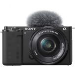 Sony ZV-E10 Mirrorless Camera with 16-50mm Lens - Black from Camera Pro