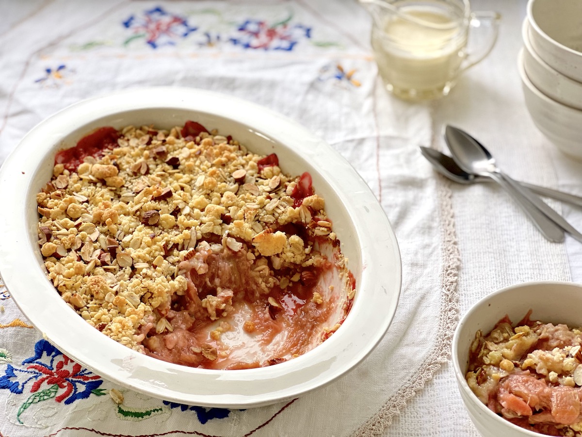 Rhubarb Crumble