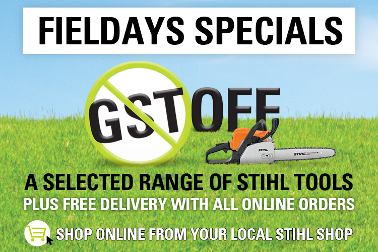 STIHL SHOP GST off Promotion
