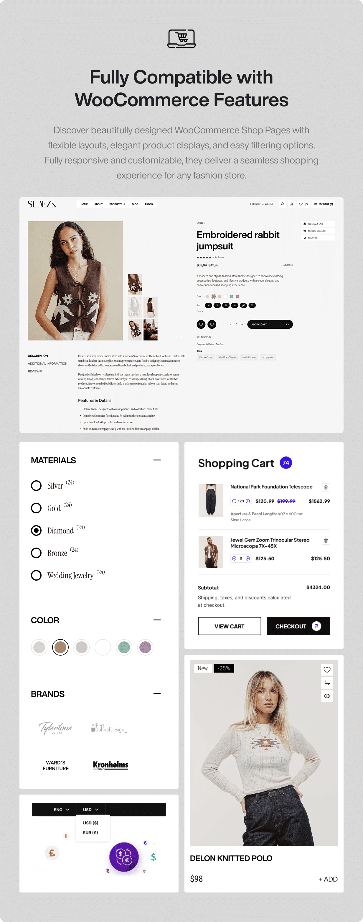 Slaezx - Fashion & Clothing Shop WooCommerce WordPress Theme with GSAP Animations - 5