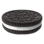 Vanilla Double Stuffed Chocolate Cookie