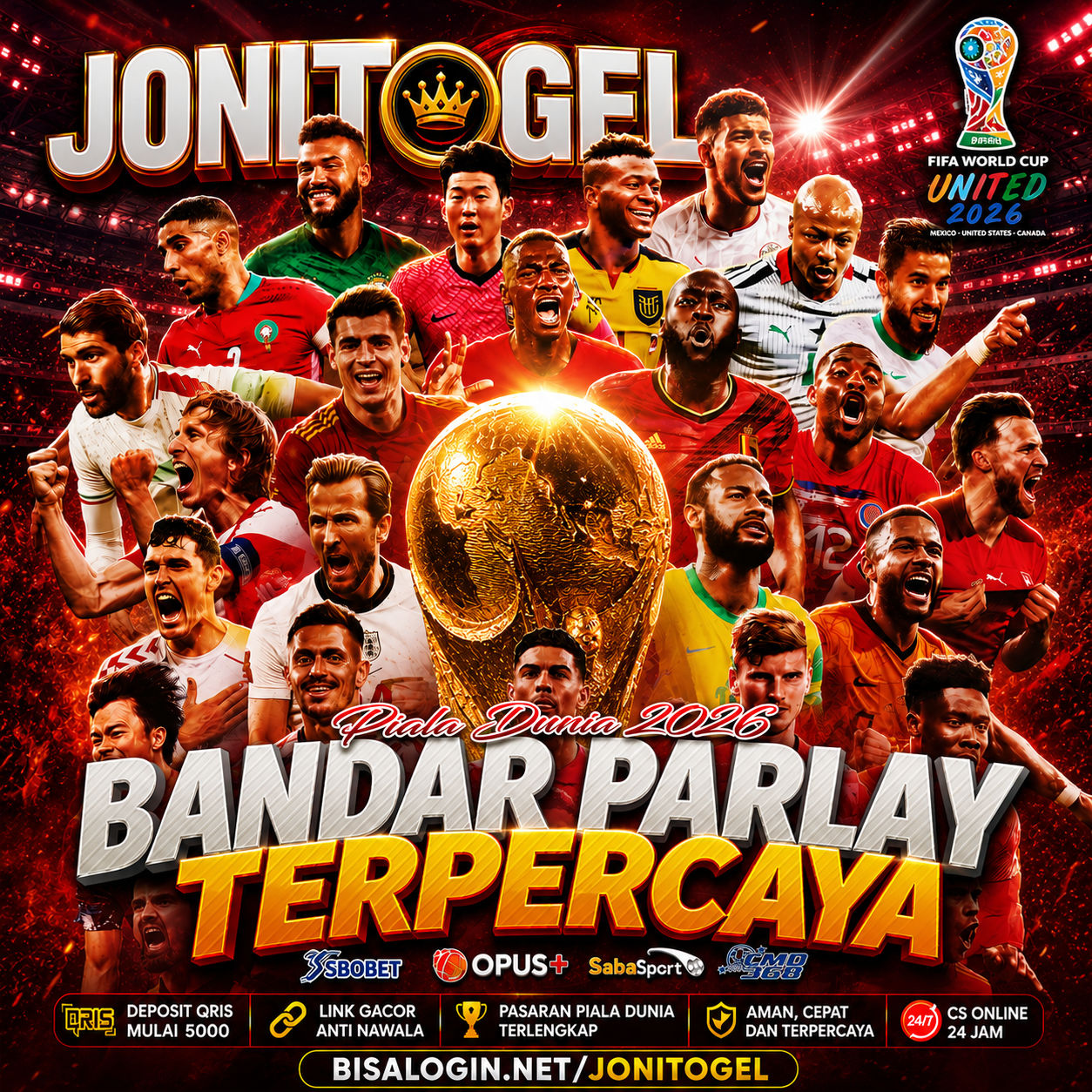 JONITOGEL ✈️Link Gacor Situs Para Sultan Deposit QRIS 5000 Pasaran Piala Dunia Terlengkap