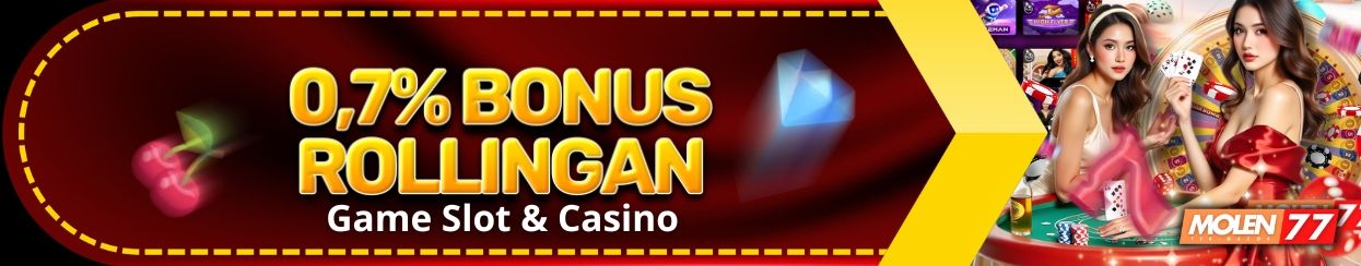 BONUS MINGGUAN SLOT 0,7%