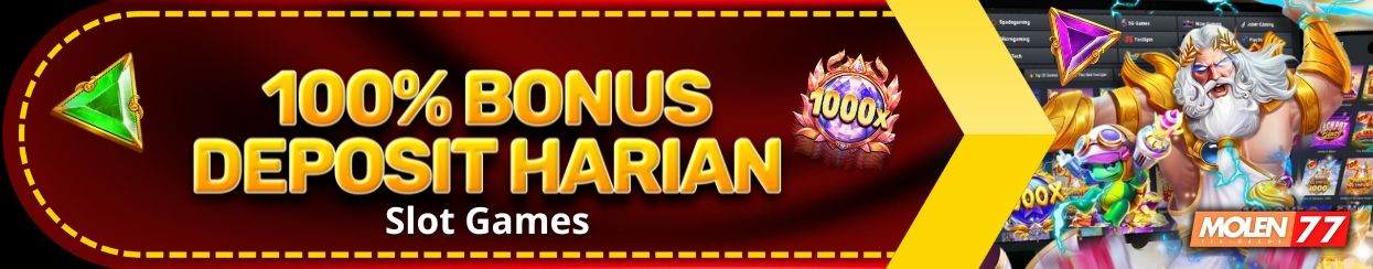 100% BONUS DEPOSIT HARIAN