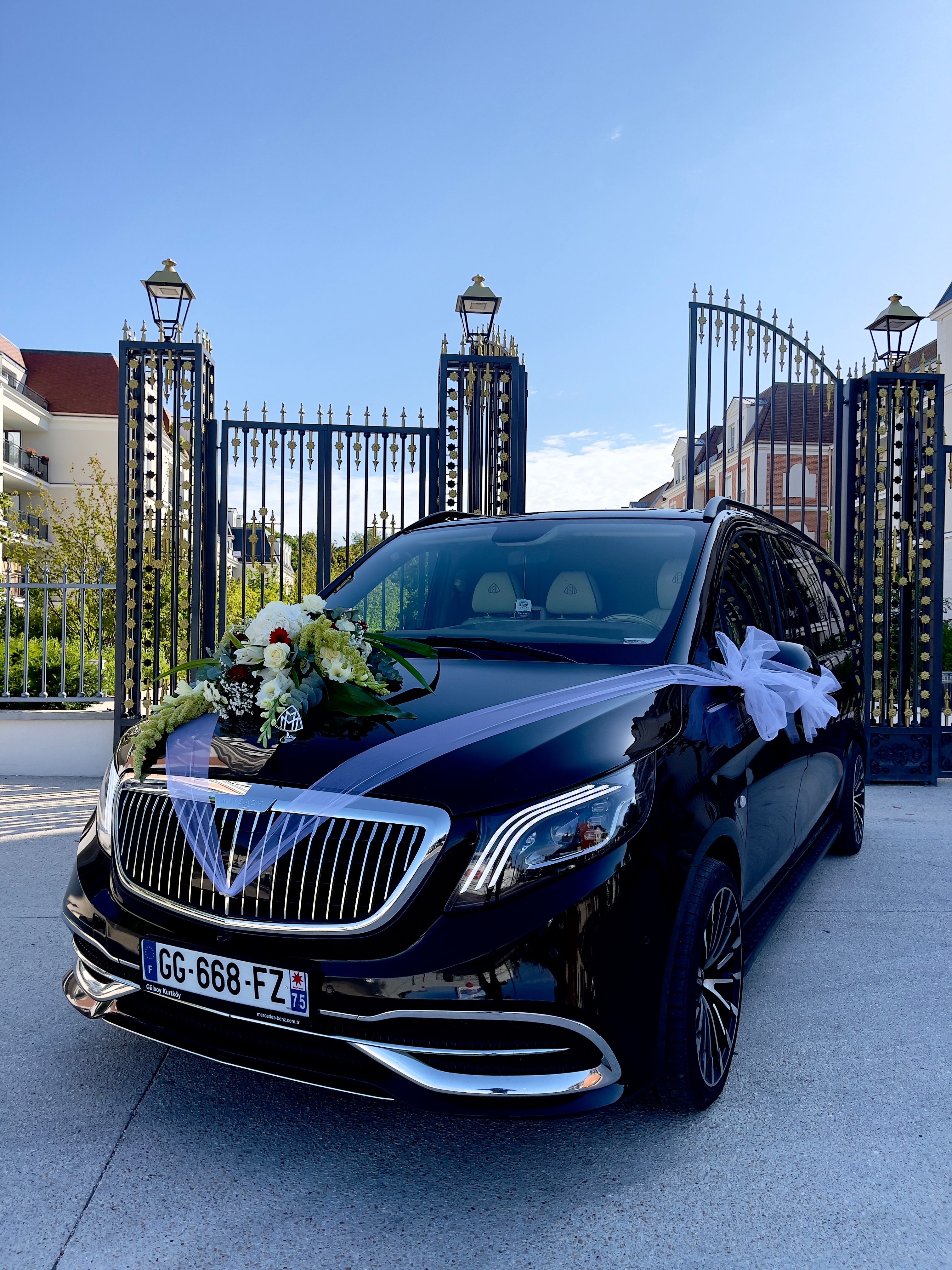Intérieur van Maybach luxe - VTC Pour Tous équipements premium