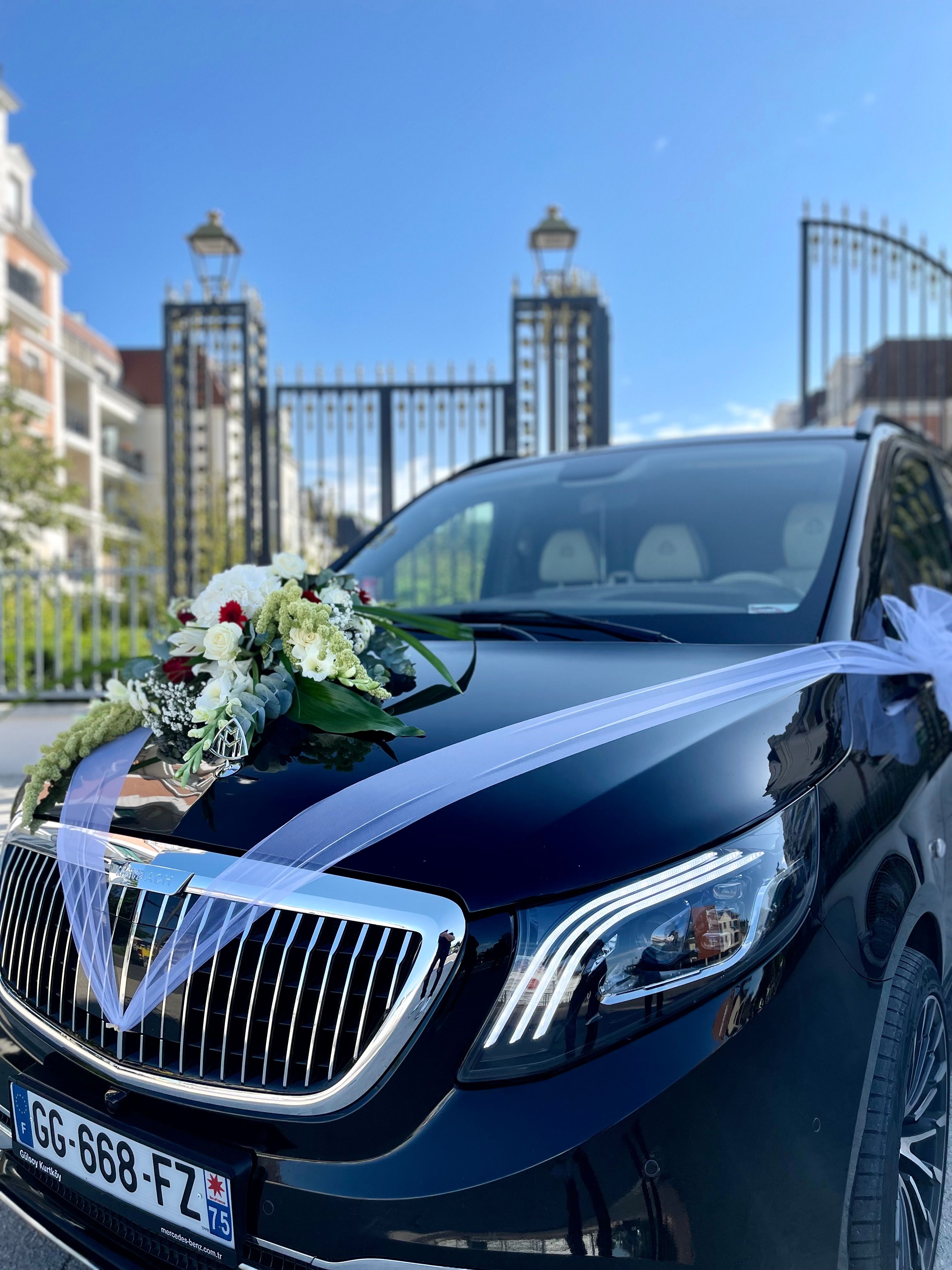 Intérieur van Maybach luxe Paris - VTC Pour Tous sièges premium confort VIP