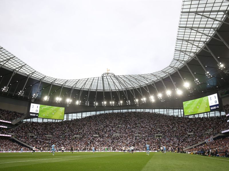 Tottenham Hotspur view from seat