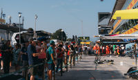 Guests on the Pit Lane Walk during the Italian GP weekend