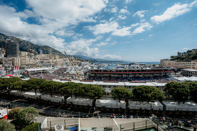 Overview over Corner 33 and the circuit of Monaco