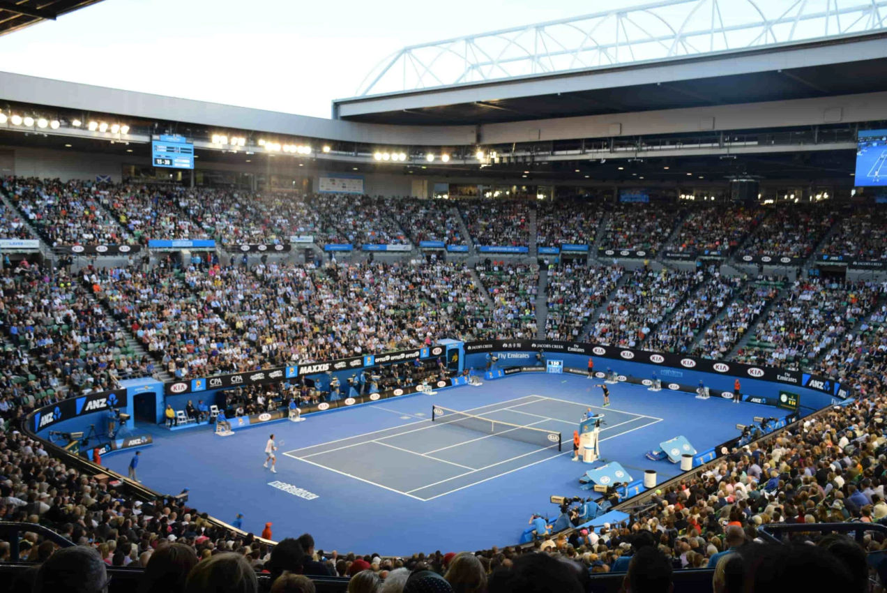 Australian open tennis Stade