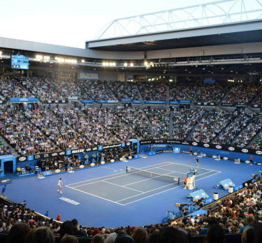 Australian open tennis Stade