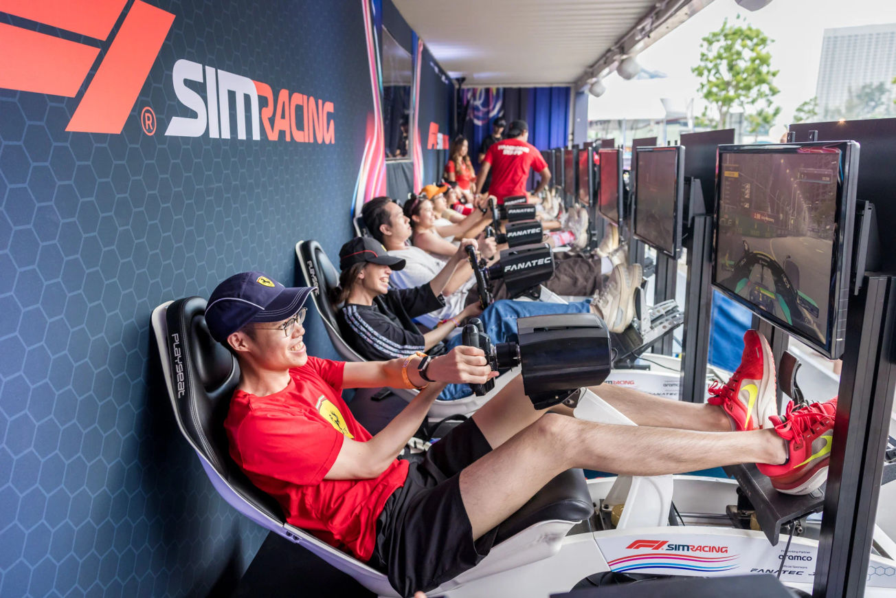 Sea como un piloto de F1 en los simuladores de carreras de la zona de aficionados