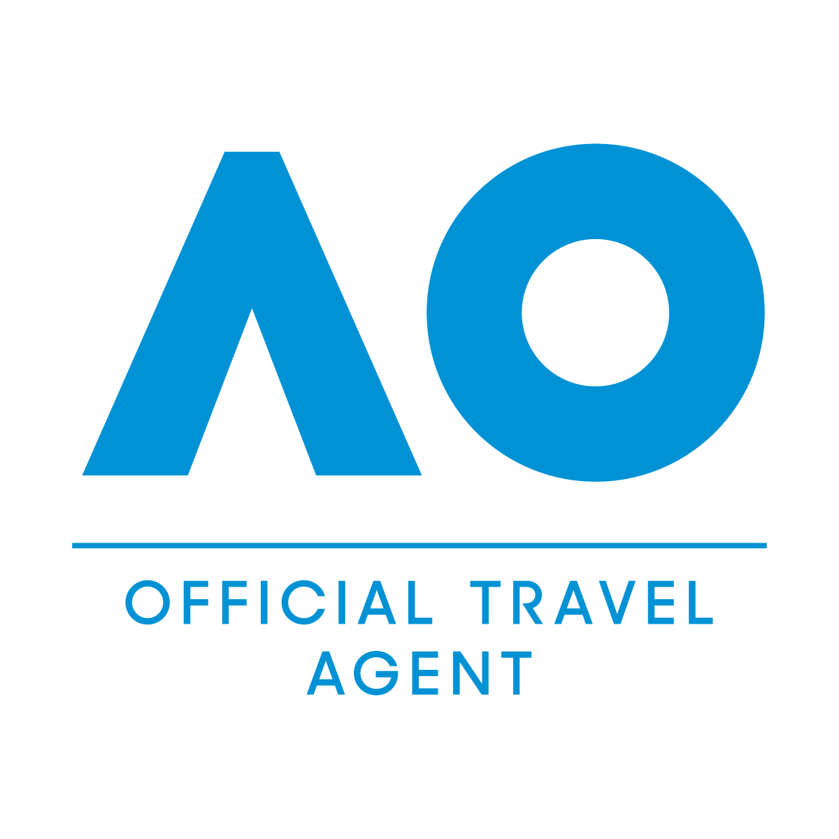 Official Travel Agent Blue - Australian Open 2025