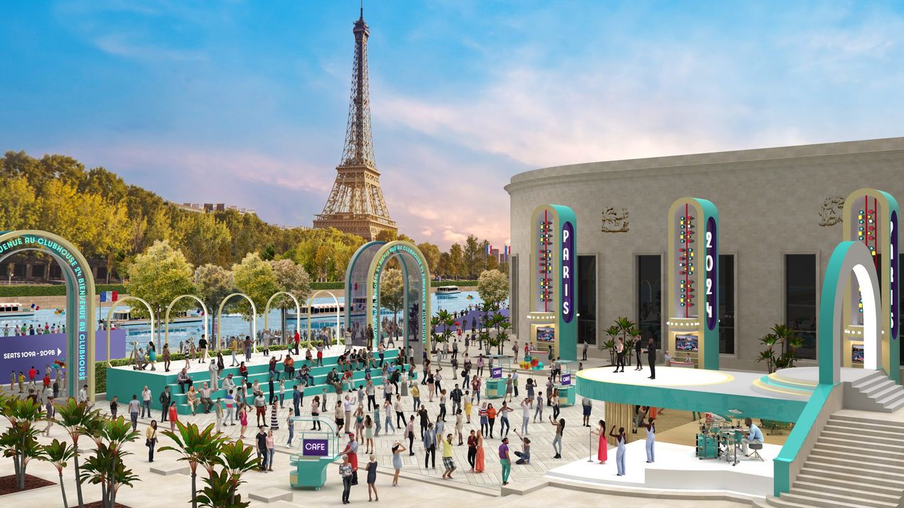 Clubhouse 24 Render outside - Olympic Games Paris 2024