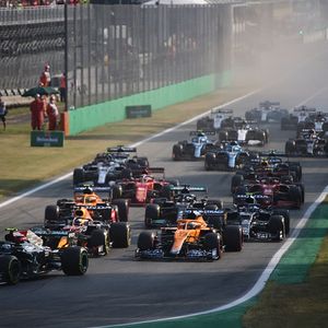 F1-auto's op de Autodromo Nazionale Monza