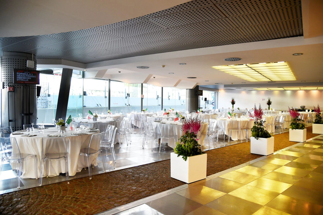 View of the Fan Club lounge at the Monza GP