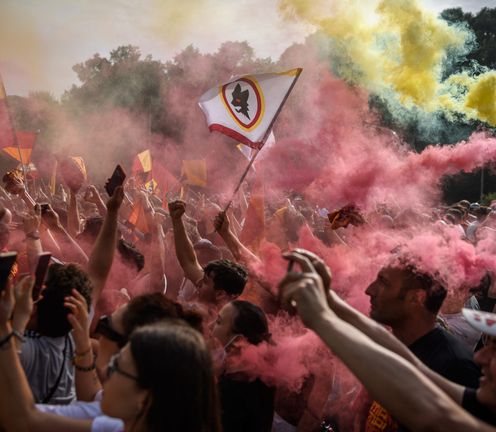 AS ROMA fans