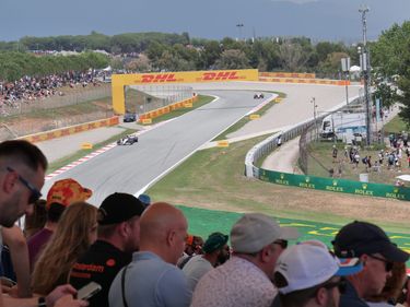 Fans auf der Tribüne L auf dem Circuit de Barcelona-Catalunya