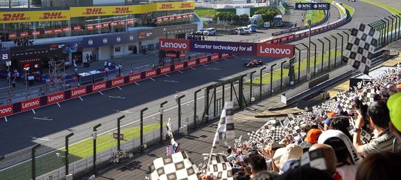 View from your seat in Grandstand V2 at the Japanese GP