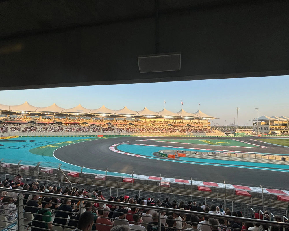 Abu Dhabi GP - north grandstand