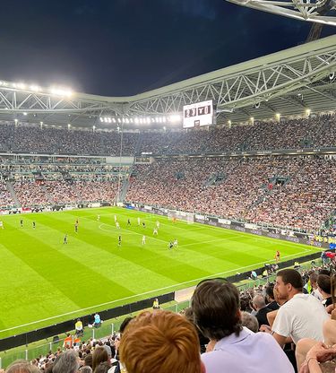 Juventus stadium view from seat