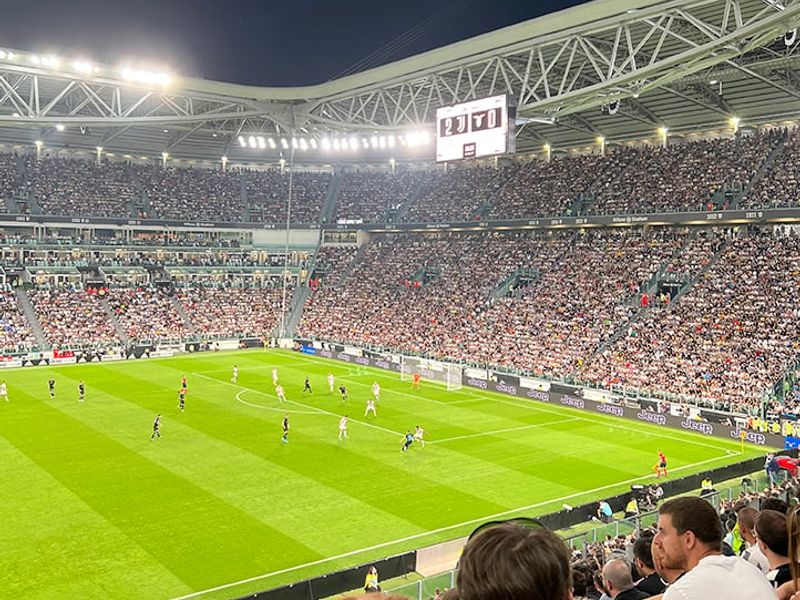 Juventus stadium view from seat