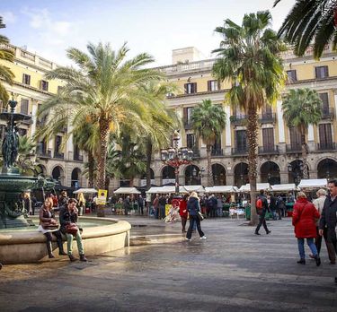 barcelona placa reial - voetbalreizen barcelona