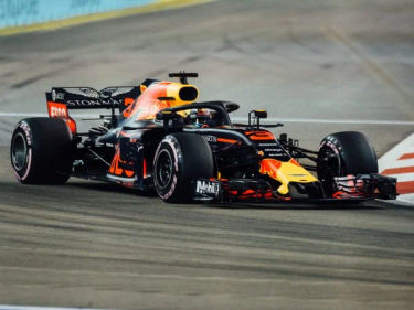 Formula 1 red bull car max verstappen