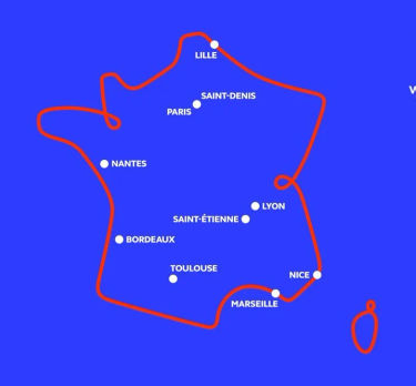 Rugby World Cup France host cities