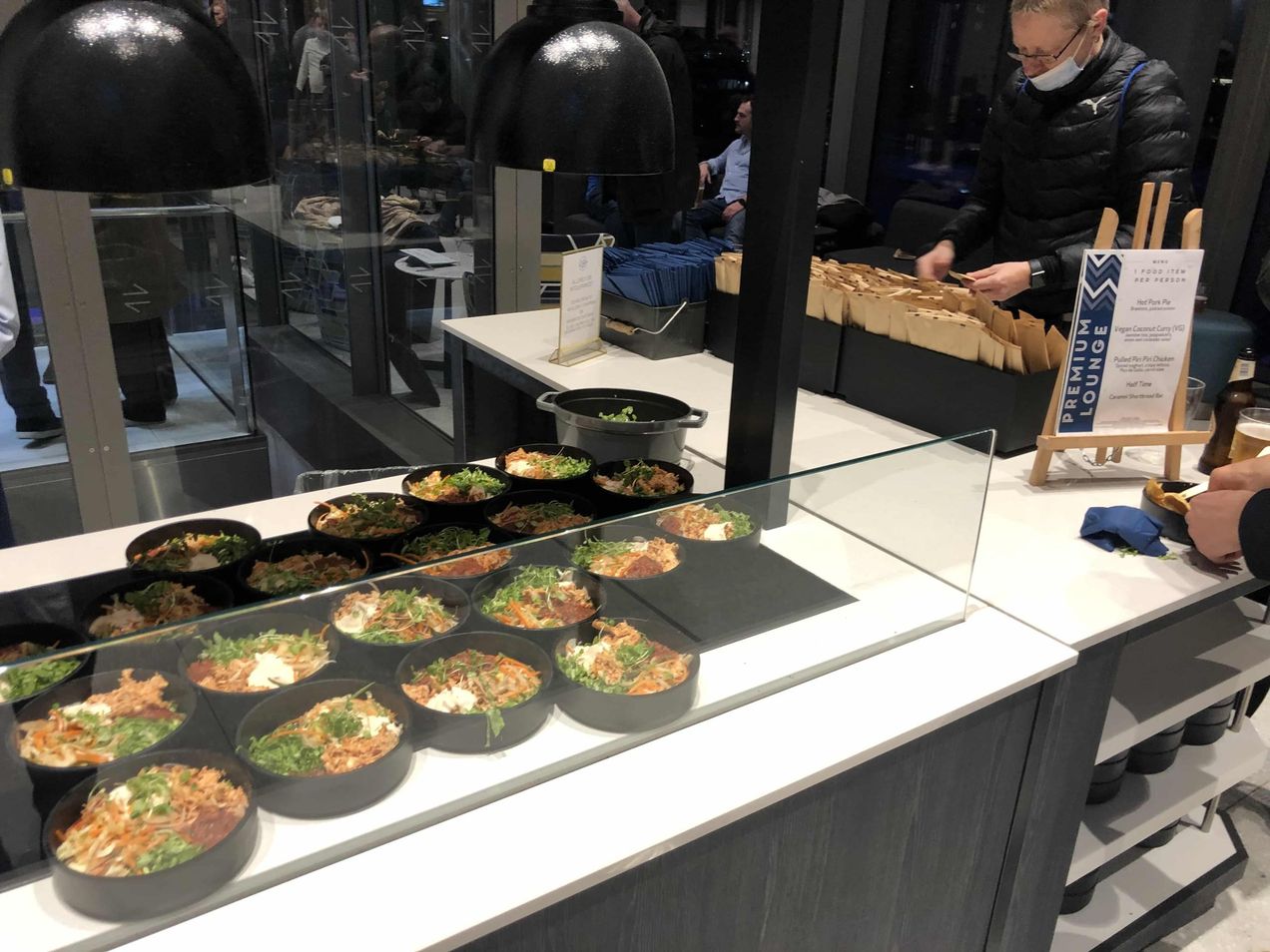 Tottenham Hotspur Travel Club corner food