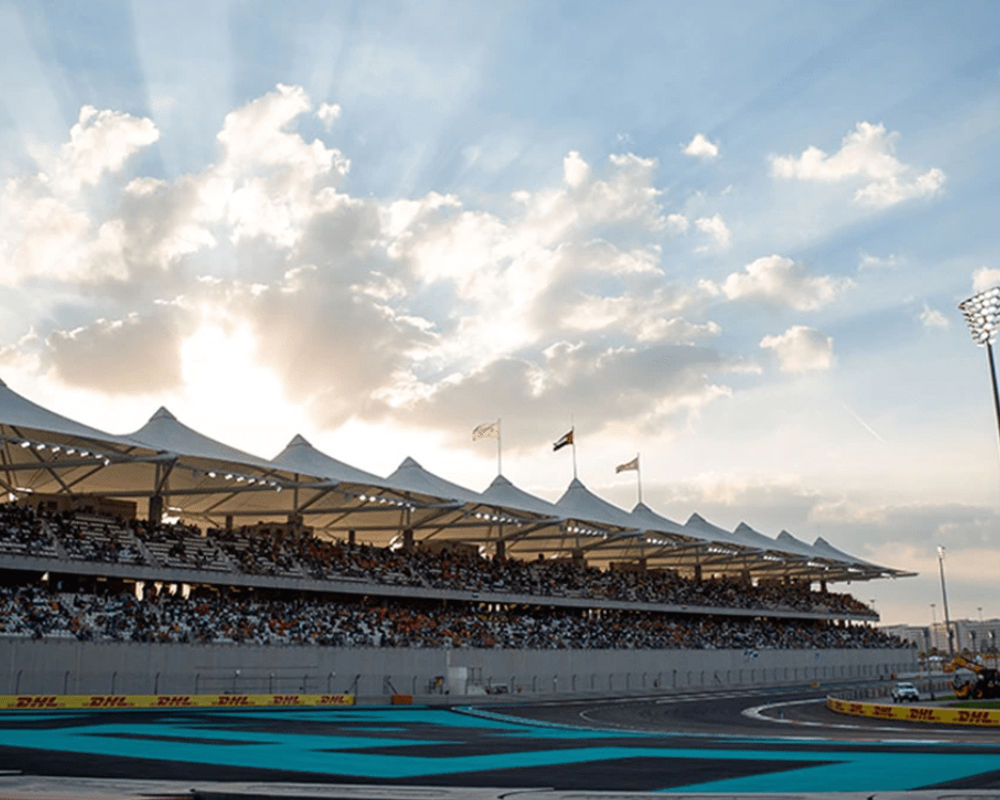 South stand Abu Dhabi