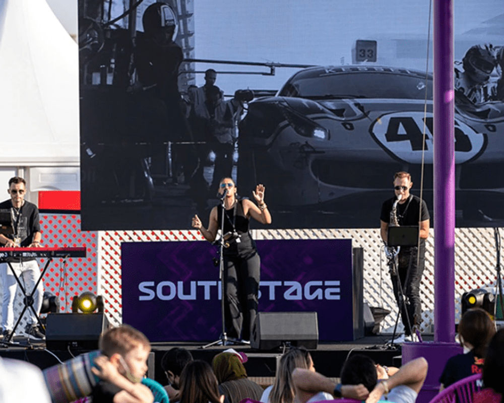 South stand Abu Dhabi