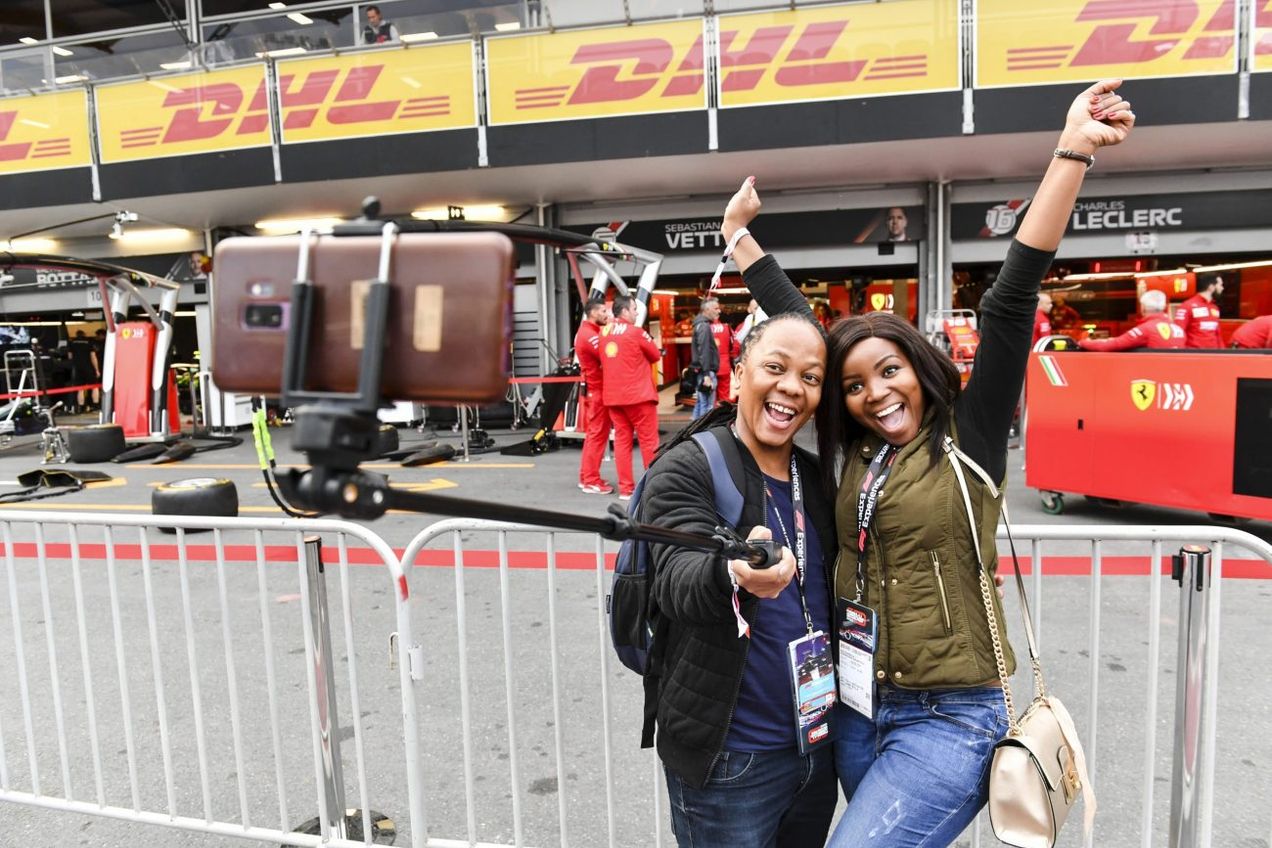 starter hospitality pit lane walk