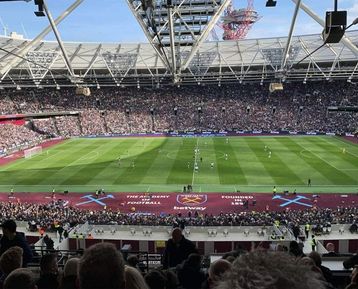 West Ham stadium longside view